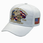 250th Anniversary Patriotic Embroidered Hat (White)